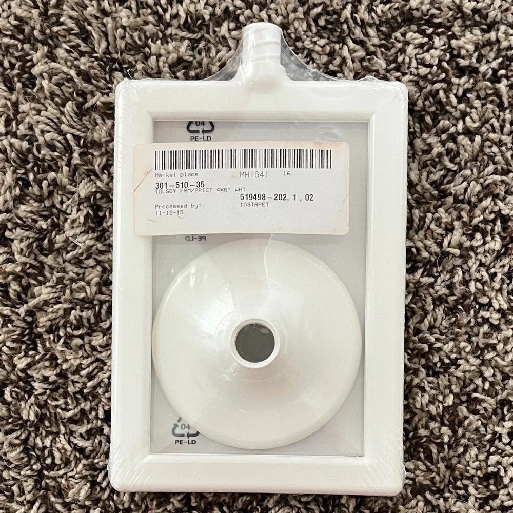 IKEA White TOLSBY Rectangular Photo Frames, set of 2, new, sealed package